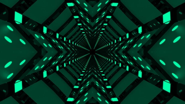 Abstract Background Endless Party Hallway