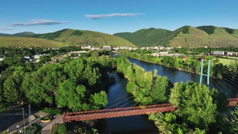 Puente-De-La-Calle-California-Sobre-El-Río-Clark-Fork-En