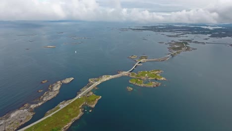 atlantic ocean road in norway