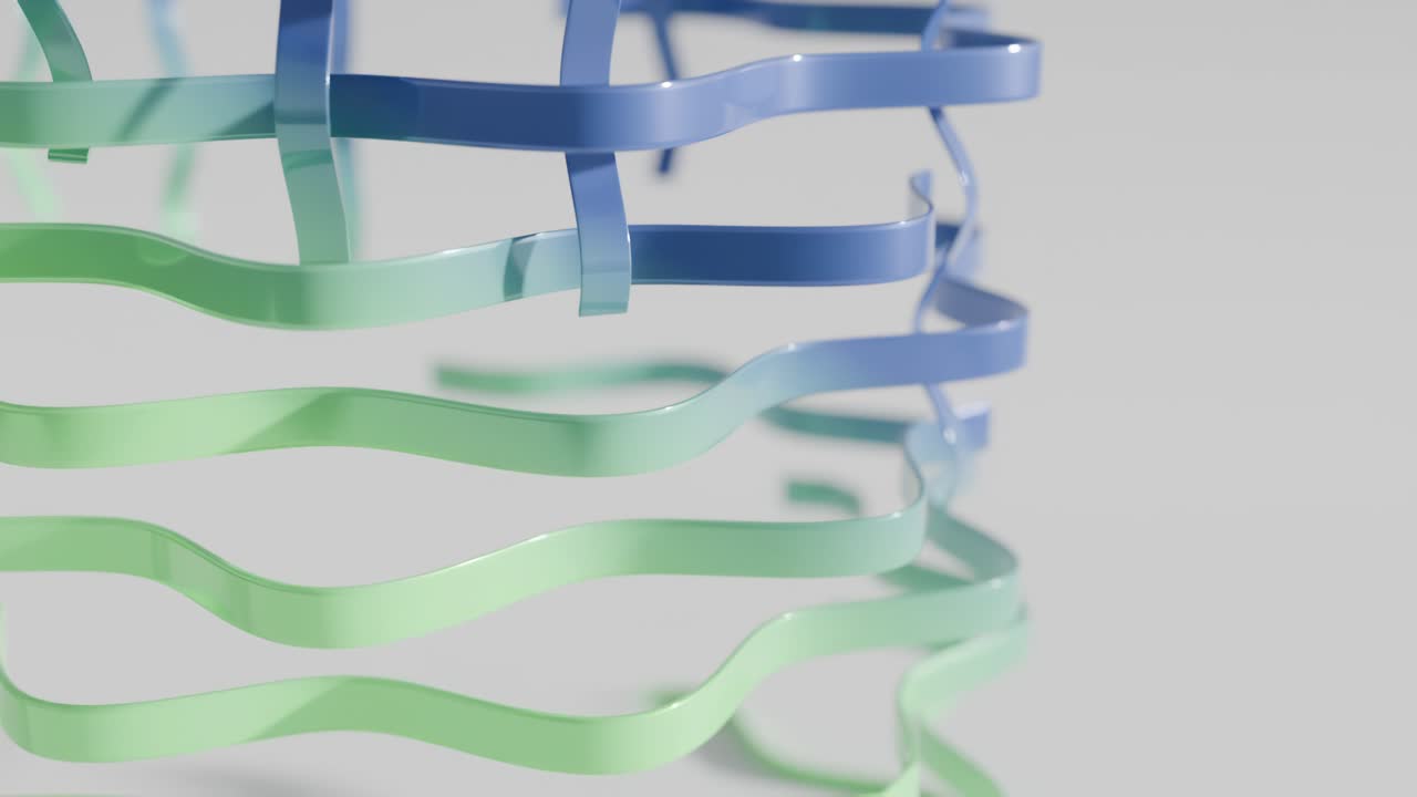 Abstract Pastel Ribbons