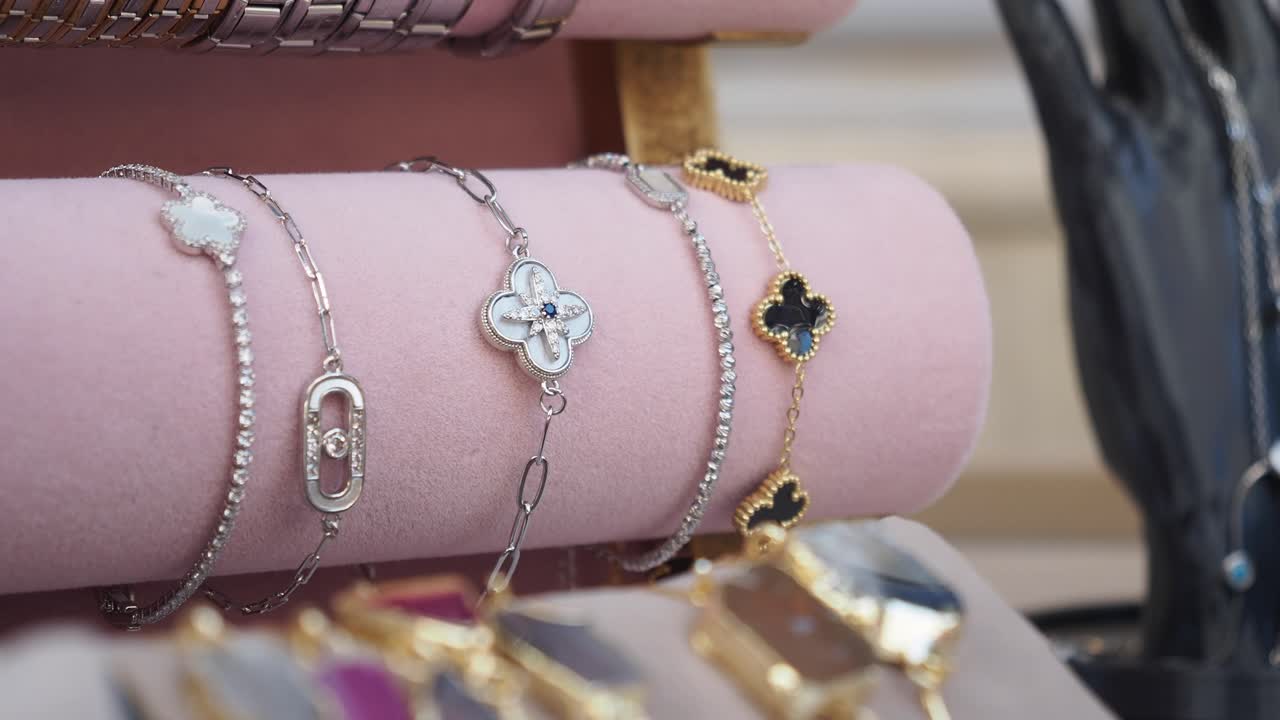 Elegant Jewelry Collection on Display