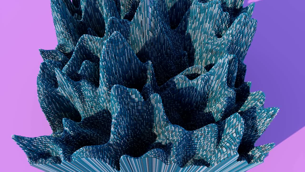 diseño cúbico minimalista de 4k.