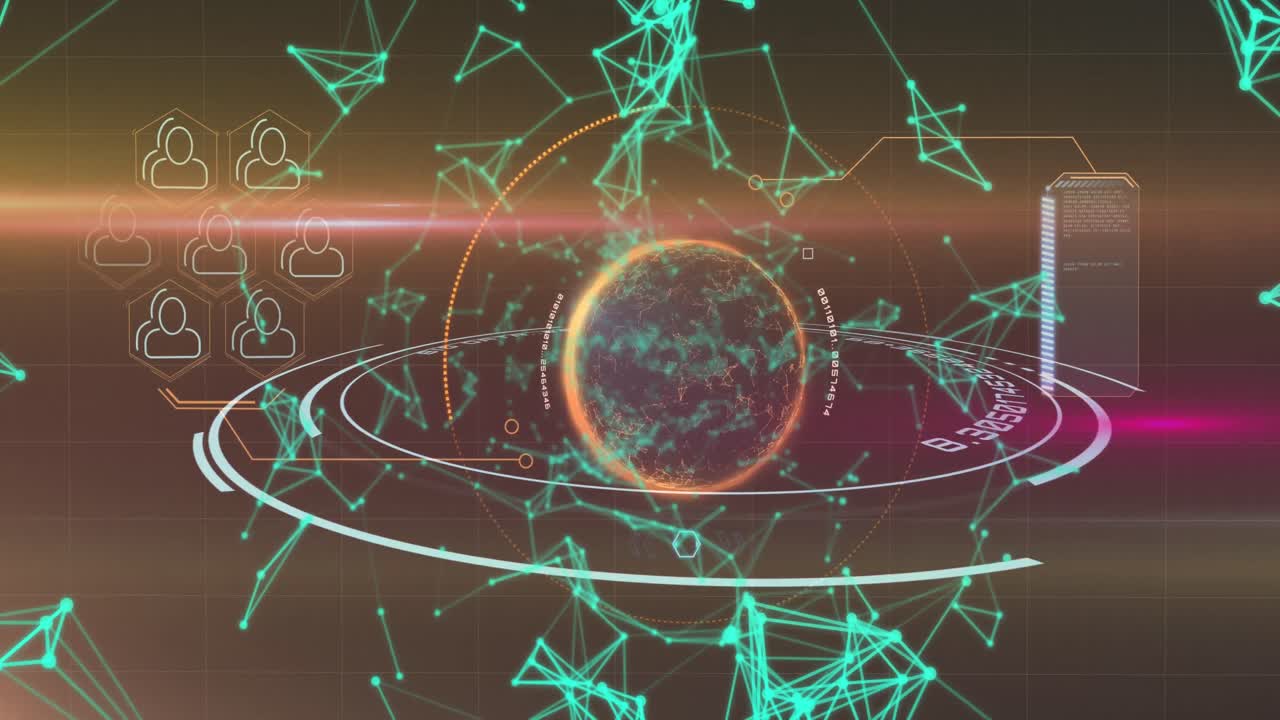 глобус и обработка данных против сети соединений