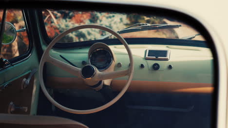 tracking shot with the interior of an reconditioned