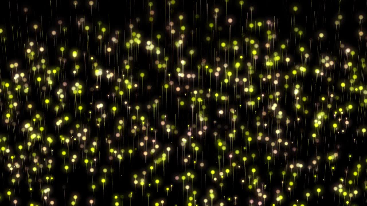 抽象的な星が宇宙を移動する金色の輝く輝く背景