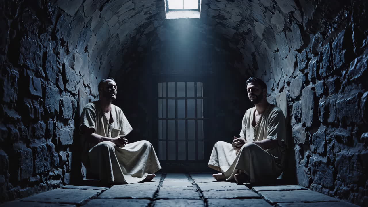 Two Prisoners in a Dark Cell