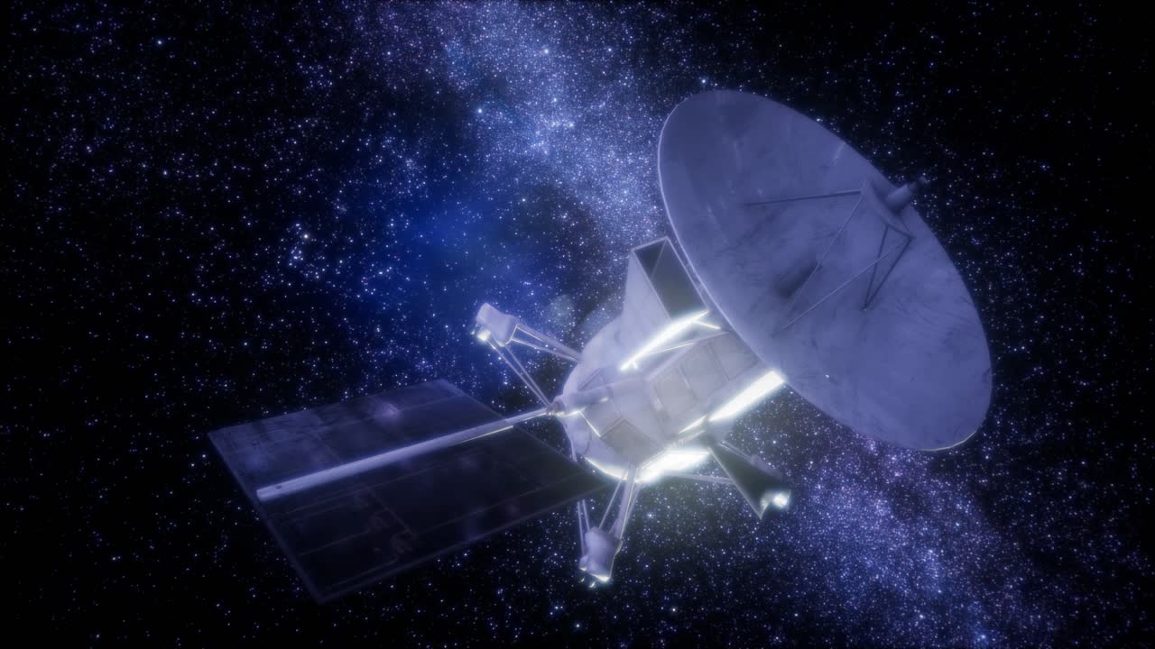 마젤란 우주선이 금성에 접근하고 있습니다.