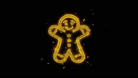 sparkling gingerbread man