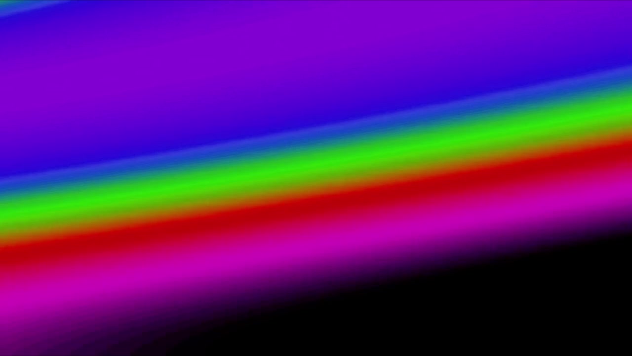 Sfondo Animato Astratto con Onde di Luce Arcobaleno Vivaci