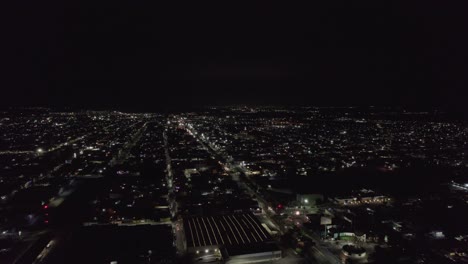 Aerial-view-of-the-city-of-Salamanca-on-a-New-Year's-Eve-night-2022