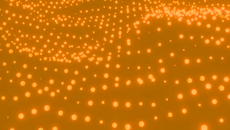 patrón de puntos naranja abstracto