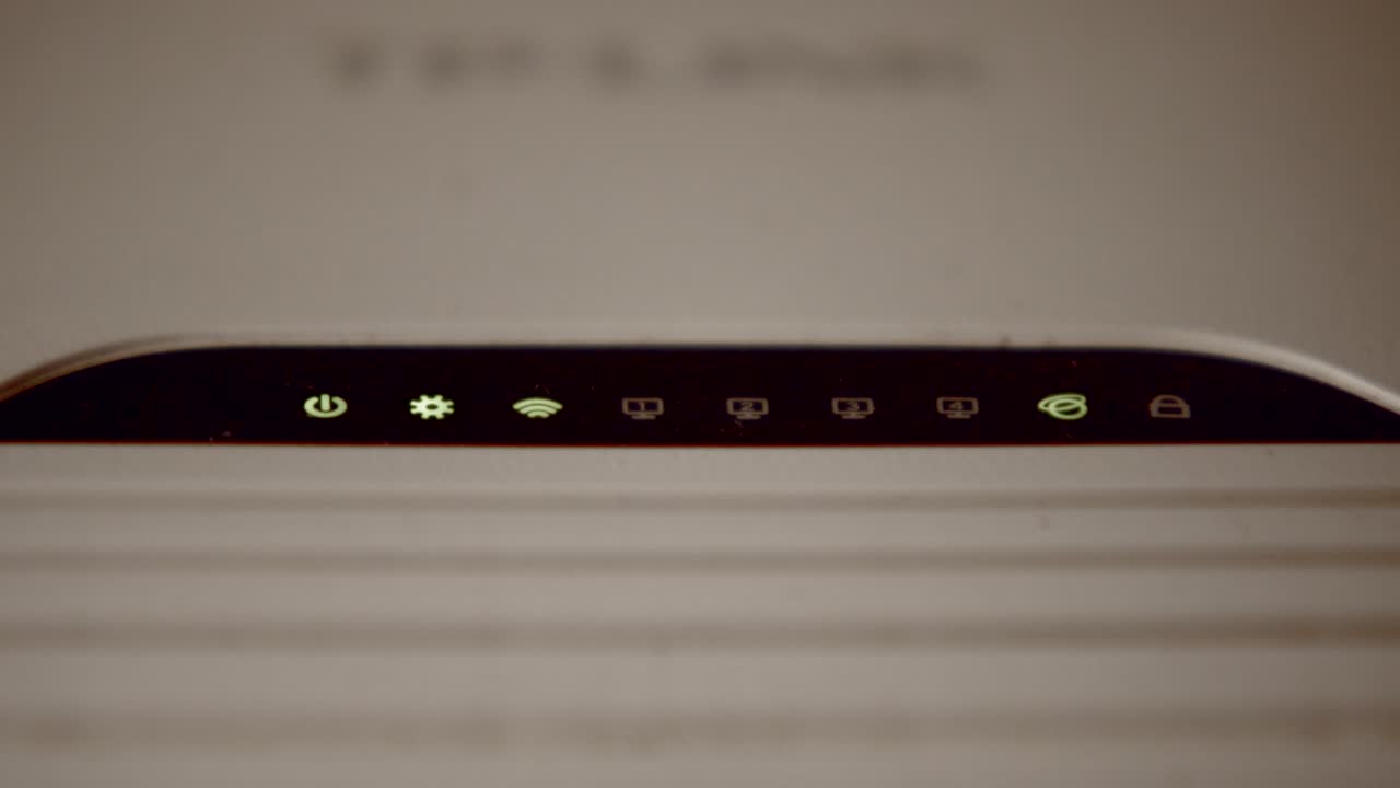 wifi luz woking parpadeo colección completa enrutador conectividad dispositivo lan señales inalámbricas