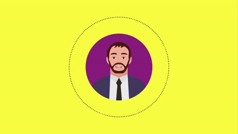 trabajo en equipo personas animación hd