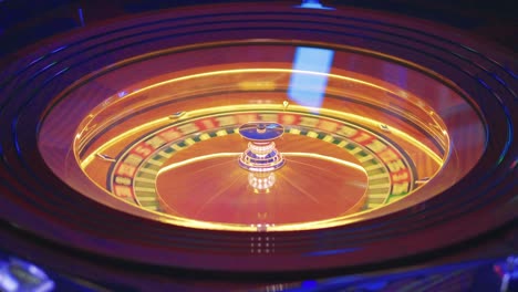 spinning roulette wheel