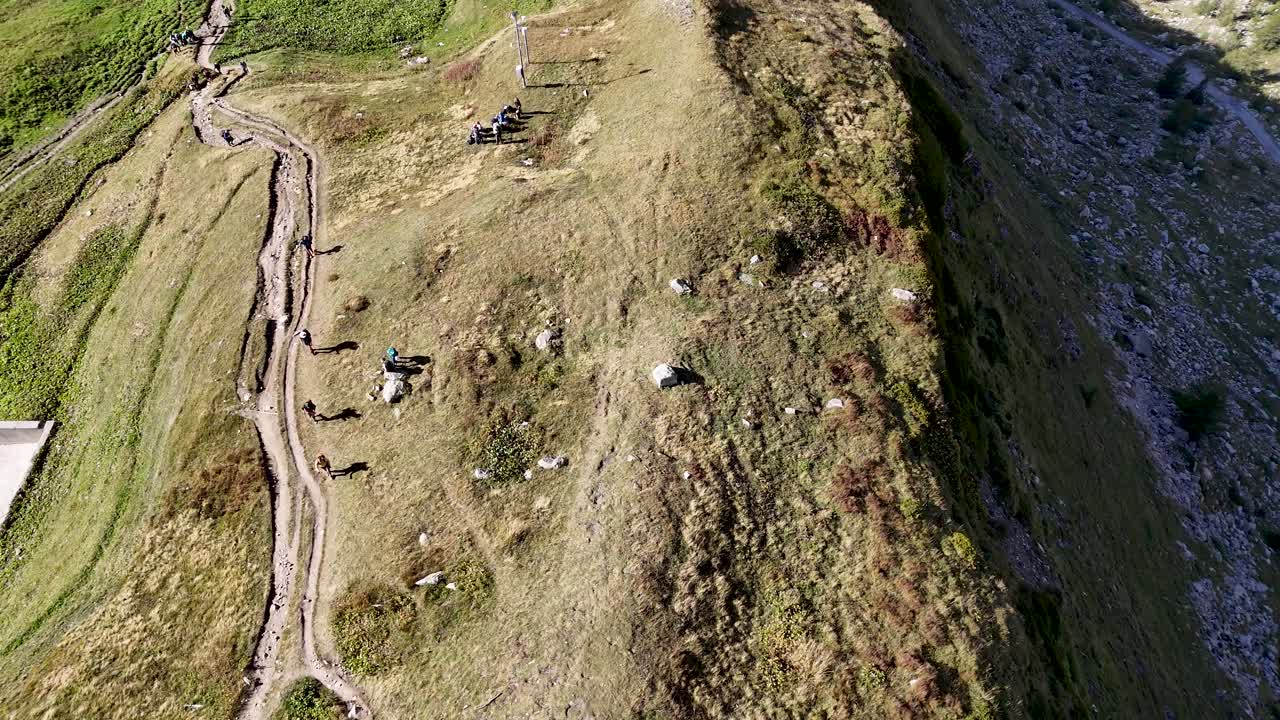 4k high resolution video of the famous Refuge Elena- Italy. A must go through point in the famous and beautiful TMB- Tour du Mont Blanc Trail