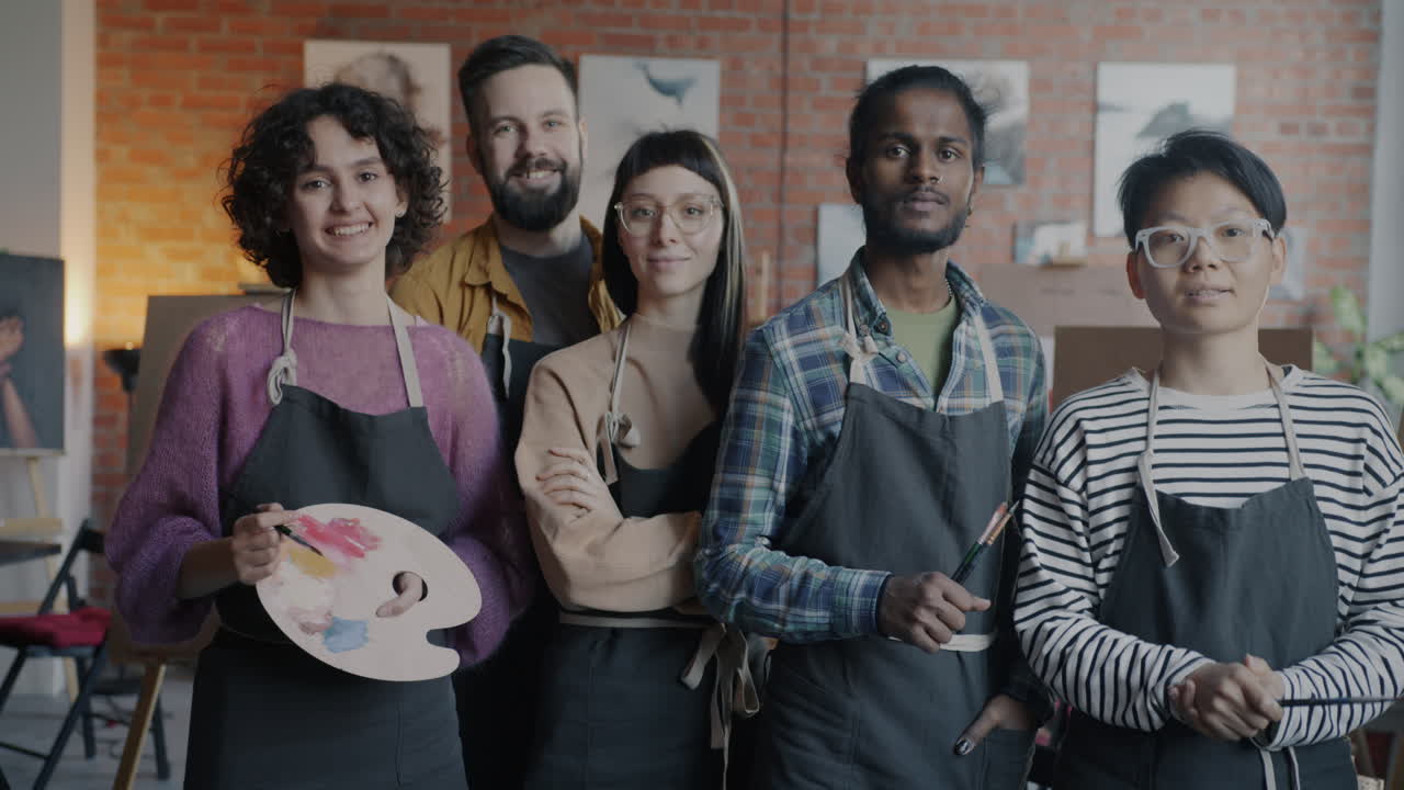 Art Students in Studio
