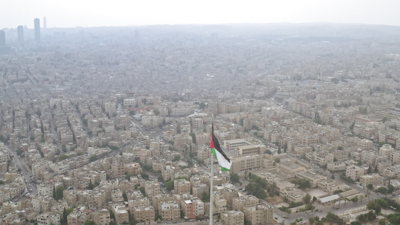 drone disparó sobre amman - jordania, junio de 2019