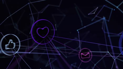 animación de rastros de luz rosa y azul sobre fondo azul