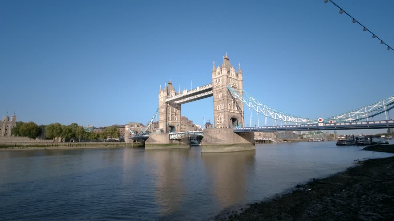 오후에 타워 브릿지 4k 타임 스