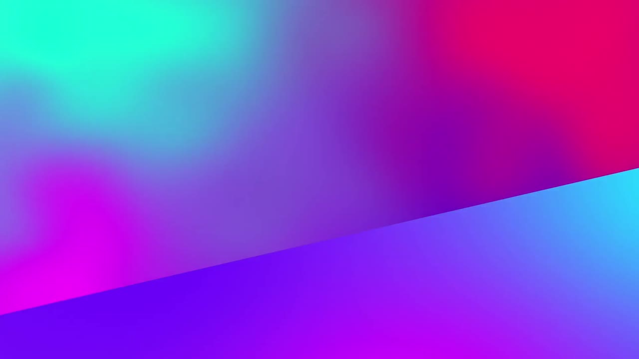 animación de un plano púrpura en ángulo sobre un fondo rosa y azul borroso