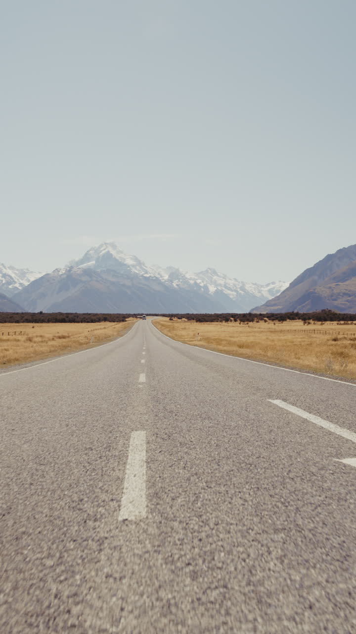 paisaje de carreteras de montaña