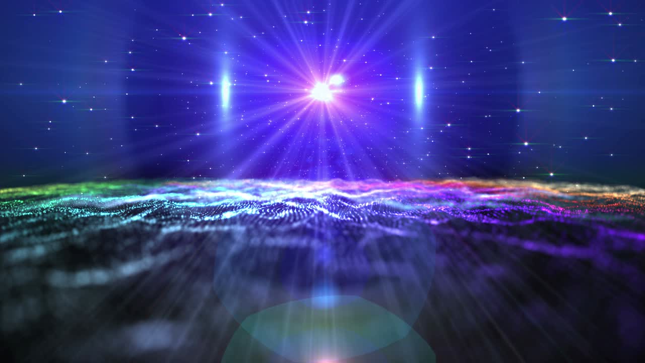 space abstract light flare 4k