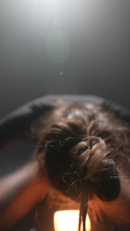 blurred dance performance