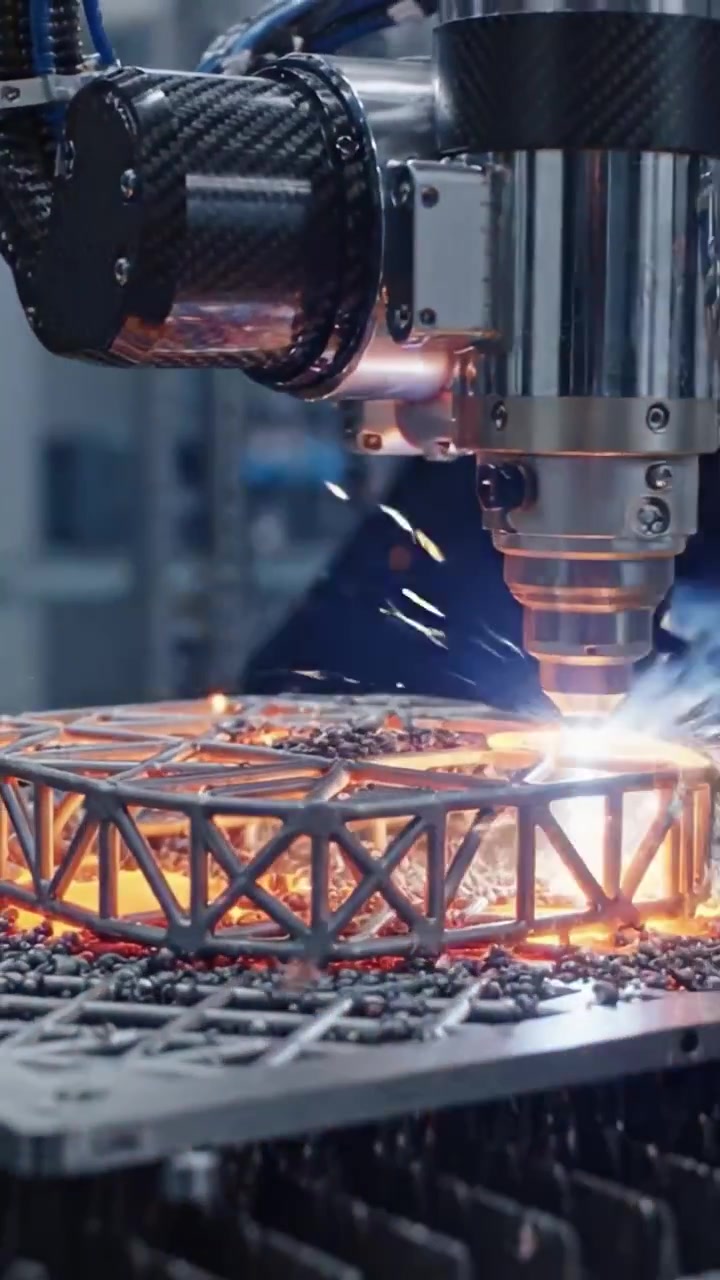 Yüksek Hassasiyetli Lazer Kesim İş Başında: Karmaşık Metal Bileşenler İçin Modern Bir Üretim Sürecinin Kıvılcımlarını ve Karmaşık Detaylarını Yakalamak