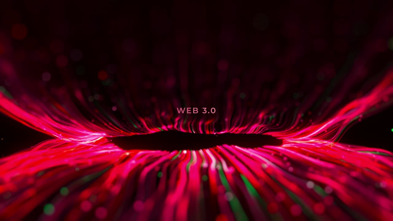 3D VJ-loop, abstrakt baggrund med futuristisk strøm af flerfarvede glødende linjer. Lysstriber flyver forbi kameraet eller flyver gennem dataflow. Neonglødende stråler i bevægelse. Hi-tech lysstrøm. Lysets hastighed. Stockvideo Rusland, 4K-opløsning, abstrakt, baggrund
