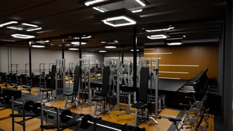 modern gym interior