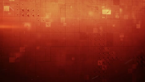 red metallic cubes seamless loop 3d render animation