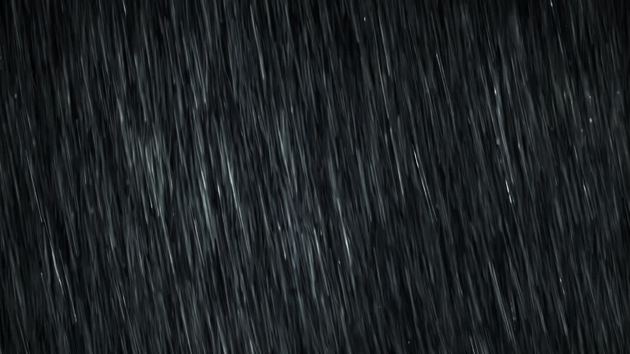 Loopable heavy diagonal rainstorm in 4K high-speed footage