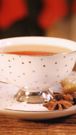 tasse kaffee mit keksen