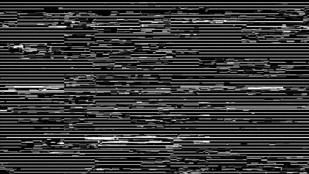Flickering Digital Glitch and Static Noise Background