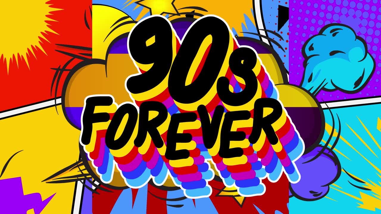 90년대 영원히 만화책 단어