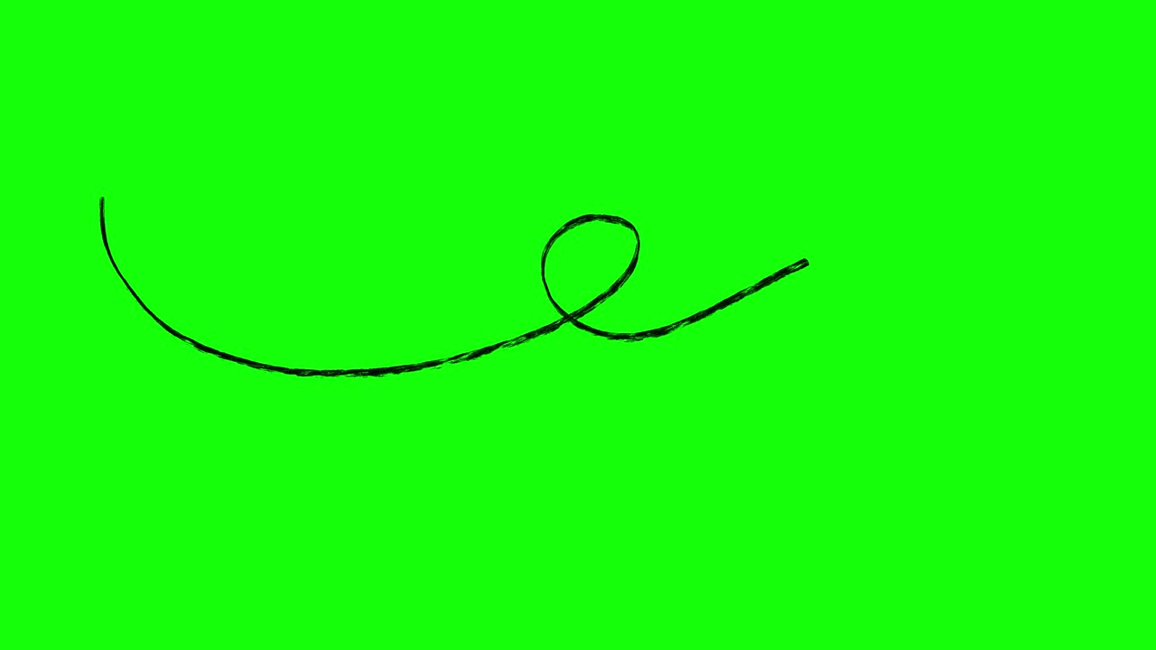 Flourish line ornament