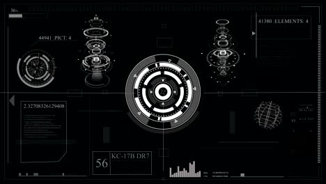 Futuristic interface design. HUD-technology for overlaying video and creating games. hologram
