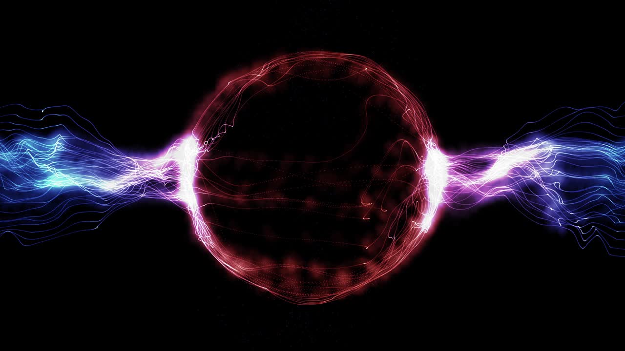 una bola de energía - bucle sin costuras