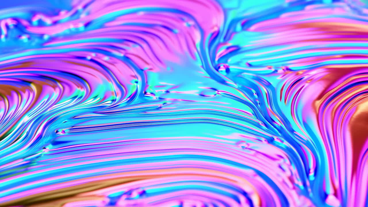 Sfondo fluido astratto dinamico con colori iridescenti