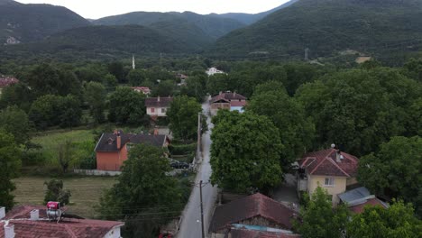 drone disparó aldea rural