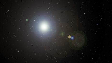 a beautiful view of a star in space