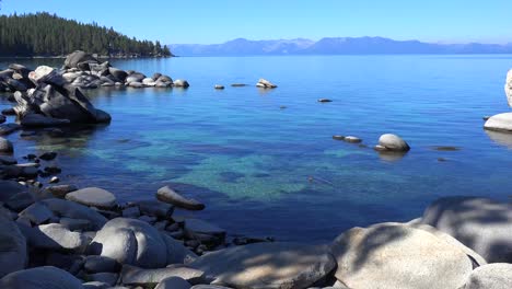 a beautiful establishing shot of lake tahoe