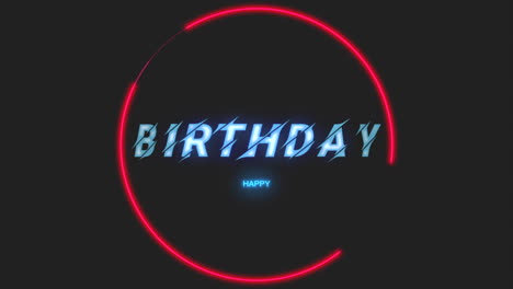 Happy-Birthday-with-red-neon-circle-on-black-gradient