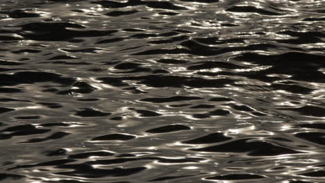 glistening sea water with wavy surfaces. close-up shot