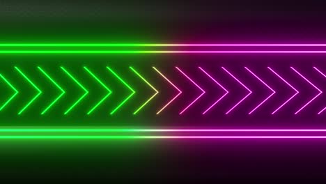 neon arrow background