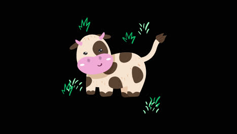 cute cartoon cow