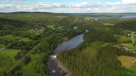 ristafallet waterfall in the western part of jamtland is listed as one of the most beautiful waterfalls in sweden.