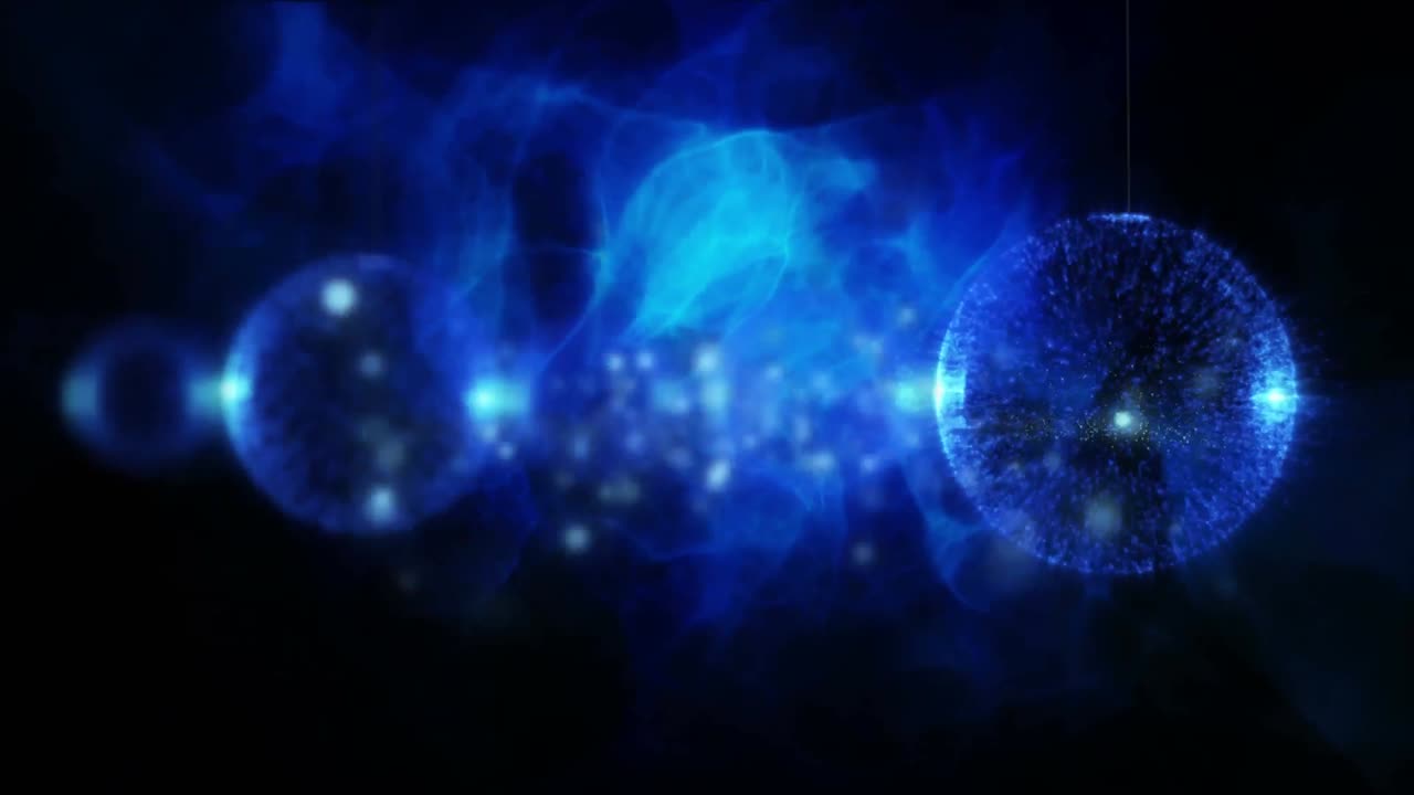 파란 크리스마스 볼블