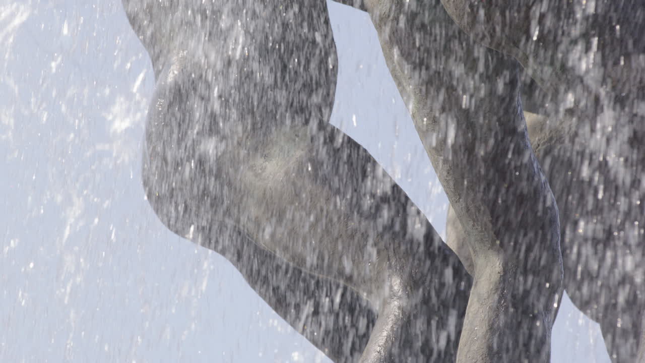 Closeup of a giants bottom in Vigeland sculpture park, Oslo