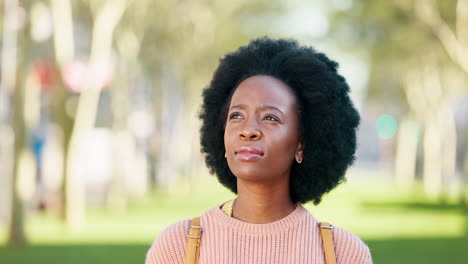 Estudiante-Negro-En-Green-Park-Feliz-Por-Eco-Amigable